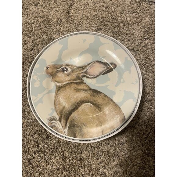 Lot of 4 Williams Sonoma Damask Bunny 8\